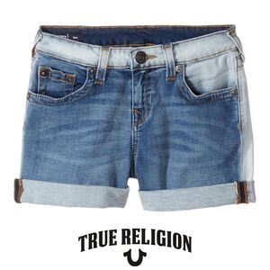 TRUE RELIGION | Blue | AUDREY DENIM SHORTS